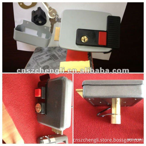Electric rim lock
